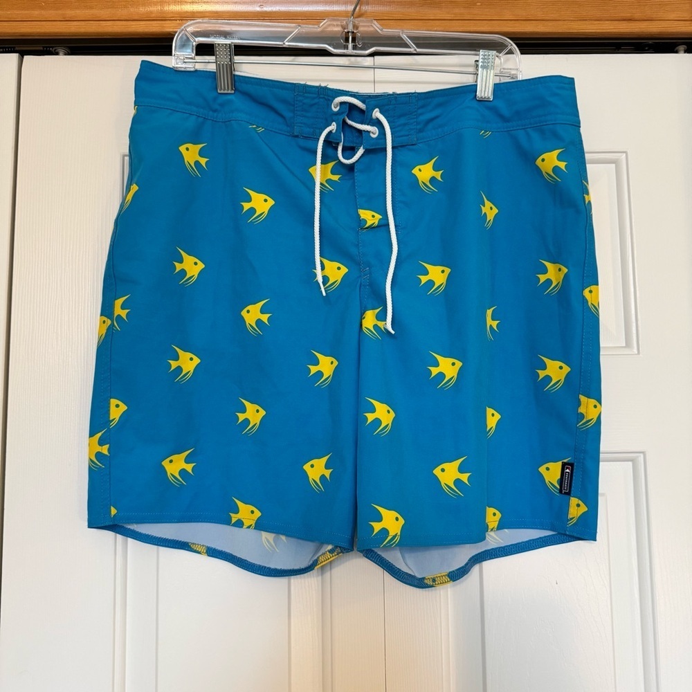 Boathouse Made in USA  - Fish Print‎ Swim Trunks